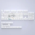 Exclusive Gojo Satoru side-printed keycaps set for mechanical keyboards, showcasing radiant backlight compatibility and iconic anime aesthetics.