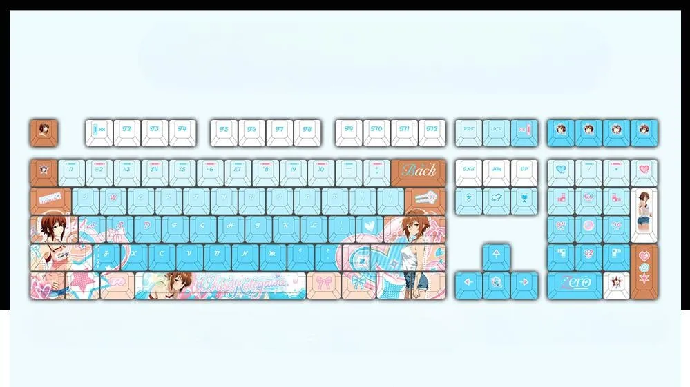 grandblue-chisakotegawa-cherry-keycapset-mechanical-keyboard-upfront