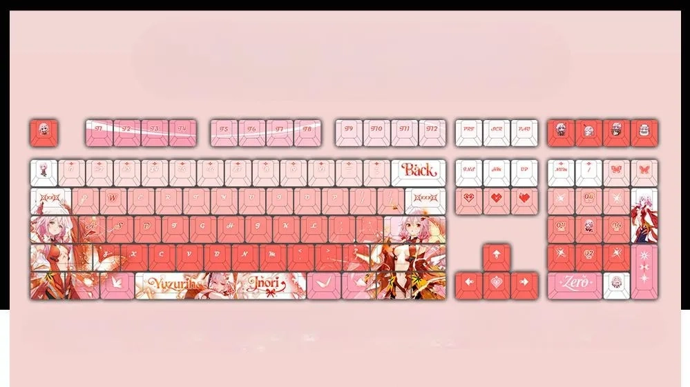 guiltycrown-inoriyuzuriha-cherry-keycapset-mechanical-keyboard-upfront