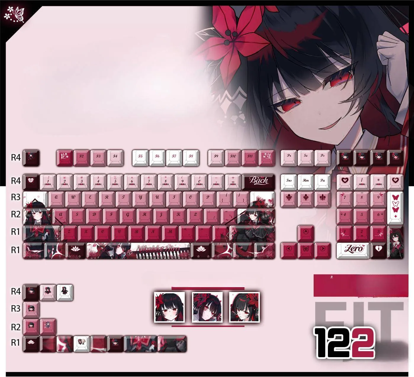 hiro-nikaido-cherry-keycapset-mechanical-keyboard-cover