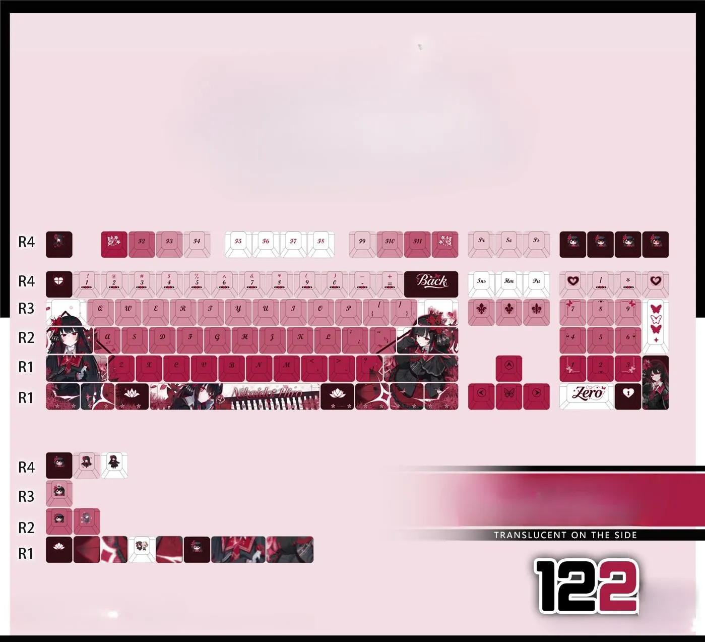 hiro-nikaido-cherry-keycapset-mechanical-keyboard-side