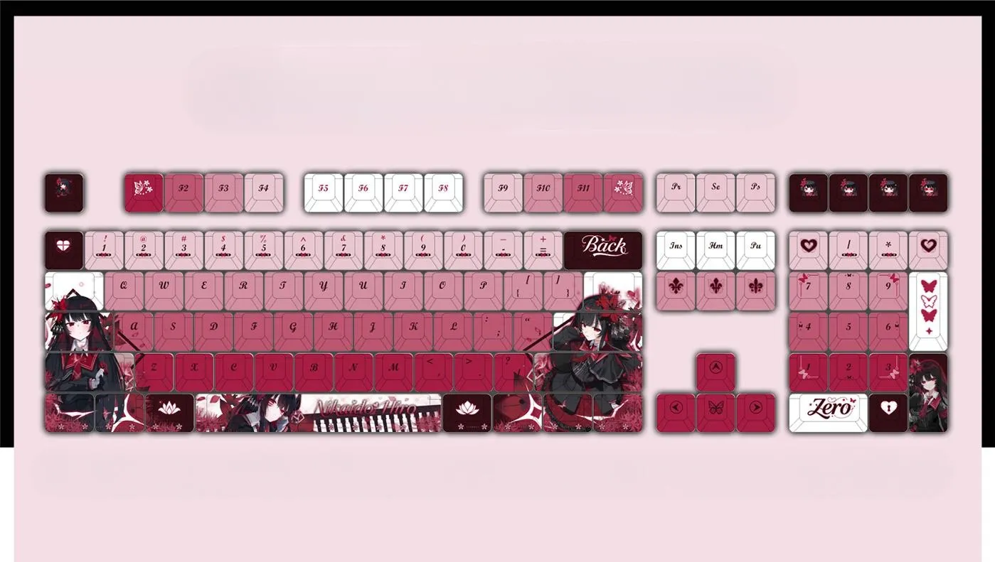 hiro-nikaido-cherry-keycapset-mechanical-keyboard-upfront
