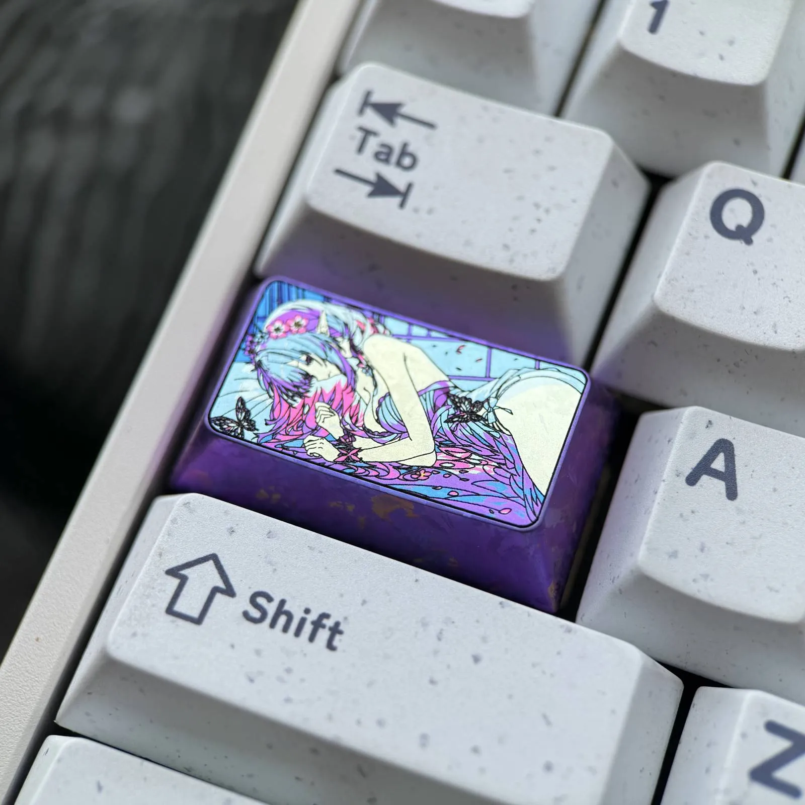 honkai-star-rail-adorable-castorice-keycaps-caps