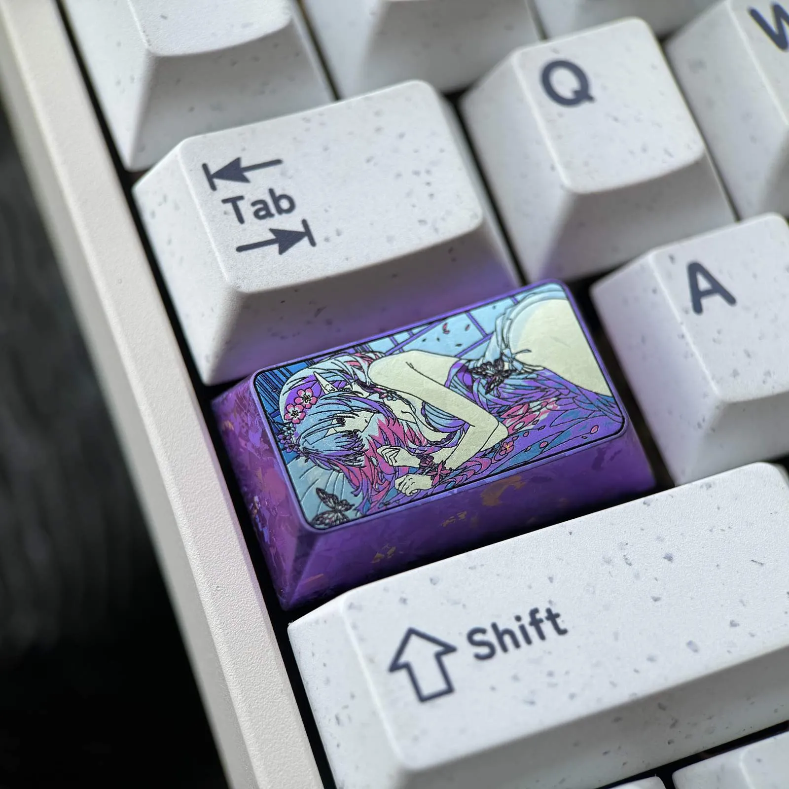 honkai-star-rail-adorable-castorice-keycaps-side