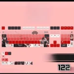 kaguya-shinomiya-cherry-keycapset-mechanical-keyboard-front