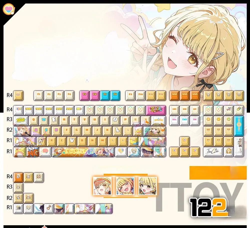 kotone-fujita-cherry-keycapset-mechanical-keyboard-cover