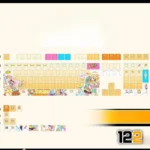 kotone-fujita-cherry-keycapset-mechanical-keyboard-front