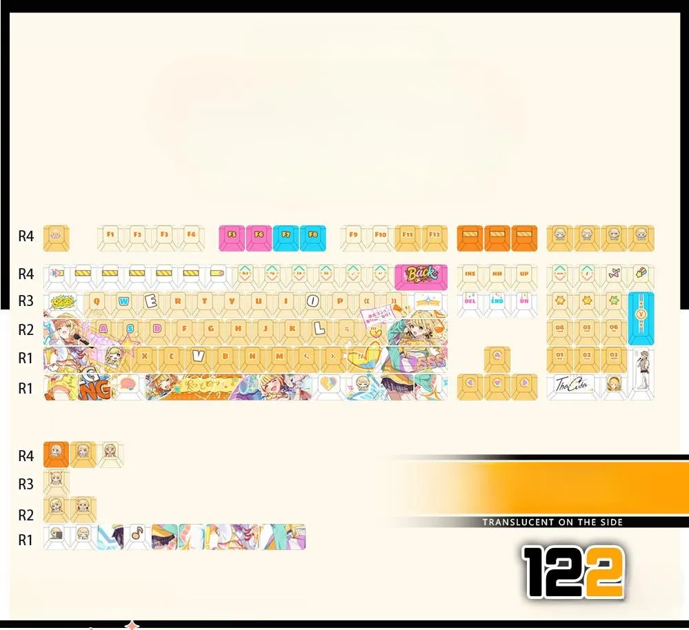 kotone-fujita-cherry-keycapset-mechanical-keyboard-side