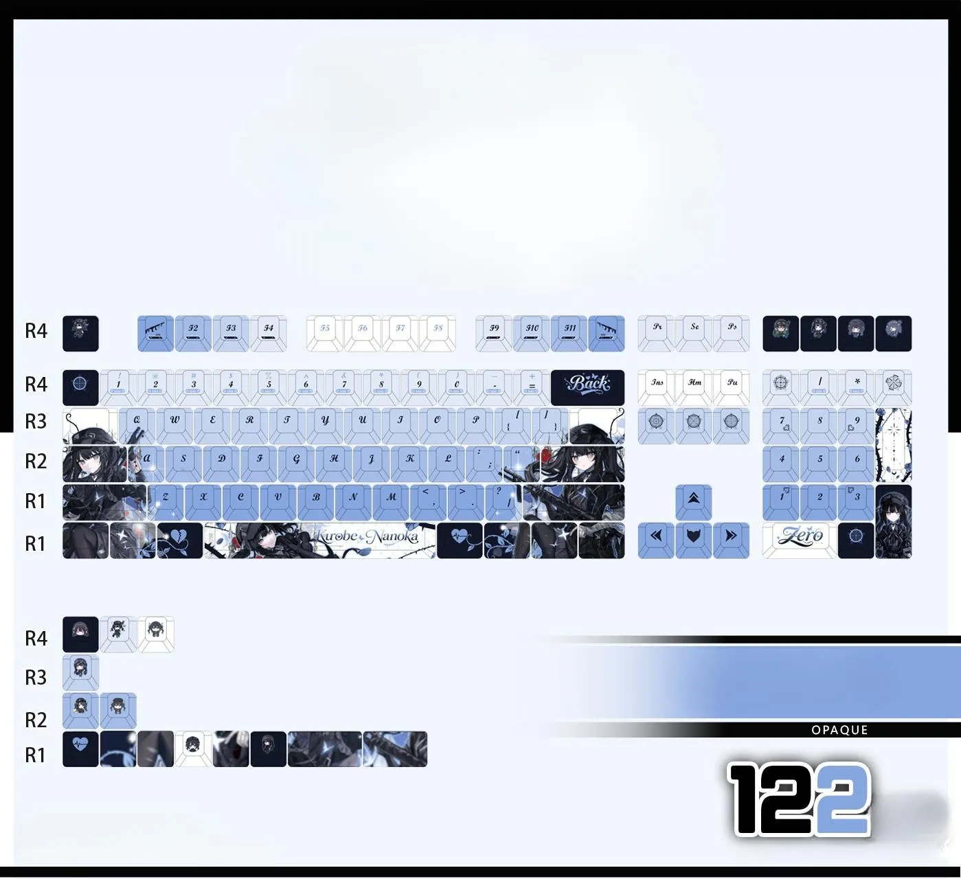 kurobe-nanoka-cherry-keycapset-mechanical-keyboard-opaque