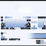 kurobe-nanoka-cherry-keycapset-mechanical-keyboard-side