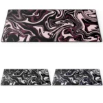 Sleek Liquid Art Desk Mats displayed, showcasing its ultra-smooth precision surface, expansive comfort, and lasting durability for peak performance.