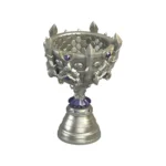 Iconic LoL S15 Trophy Keycap gallery. Detailed 3D collectible with brilliant metallic-gold finish, viewed from multiple angles.