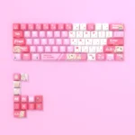 Showcase your keyboard with the playful Mahiro Oyama Keycaps set, featuring vibrant side-lit anime character artwork and stylish PBT legends.
