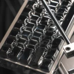 Mirror Themed Cherry Keycap Set from different angles, showcasing the luxurious mirror-gloss finish, lightweight feel, and warm touch.