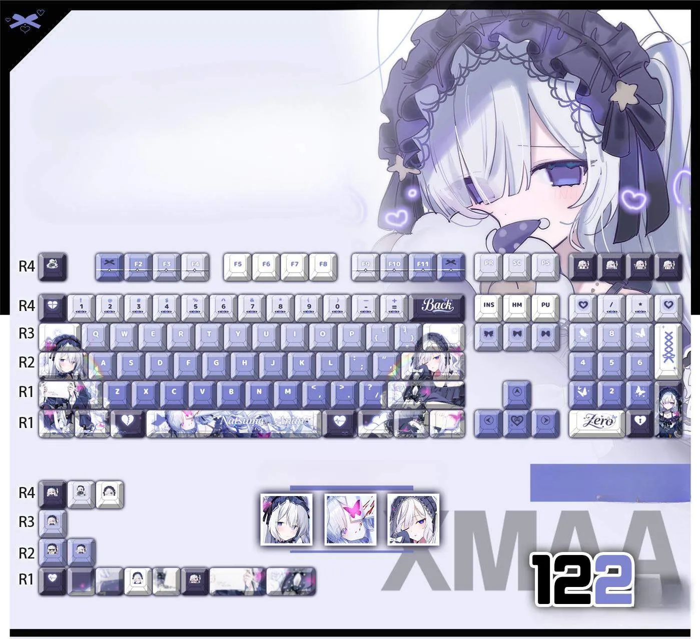 natsume-ann-cherry-keycapset-mechanical-keyboard-cover