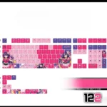 oshinoko-aihoshino-cherry-keycapset-mechanical-keyboard-side