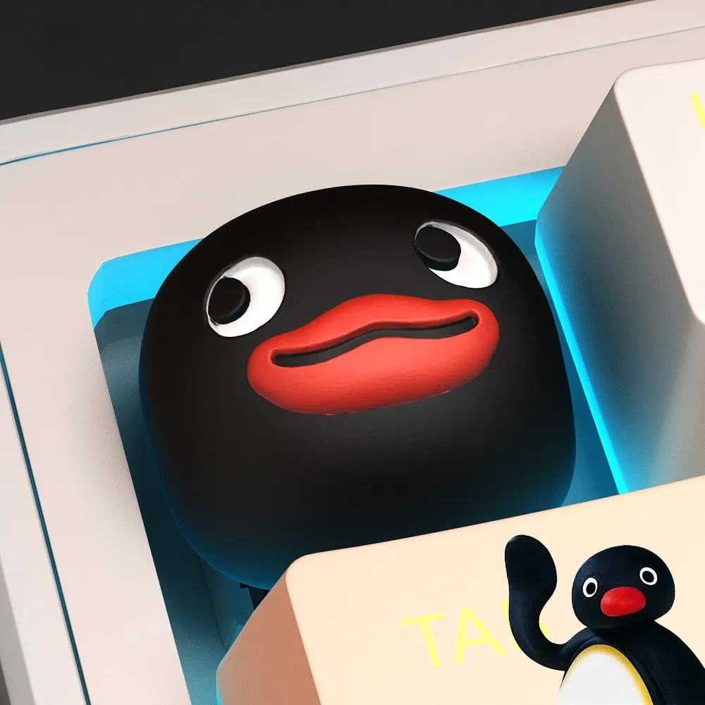 pingu-pingu-expression-keycaps-smiling