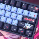 Fantastical Rabbit Hole Keycaps Set gallery, revealing enchanting side-printed PBT legends for compact backlit gaming keyboards from multiple artistic design.