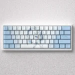 Vibrant Rem keycaps anime theme set, featuring iconic Re:Zero character art and crisp legends. An exclusive Cherry profile keycap set for fans.