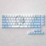Vibrant Rem anime keycaps set in an exclusive Re:Zero theme, showcasing crisp character art and playful legends for your mechanical keyboard.