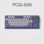 Retro Pale Purple PBT Keycap Set collection showcasing the elegant vintage design and soft, serene aesthetic from various angles.