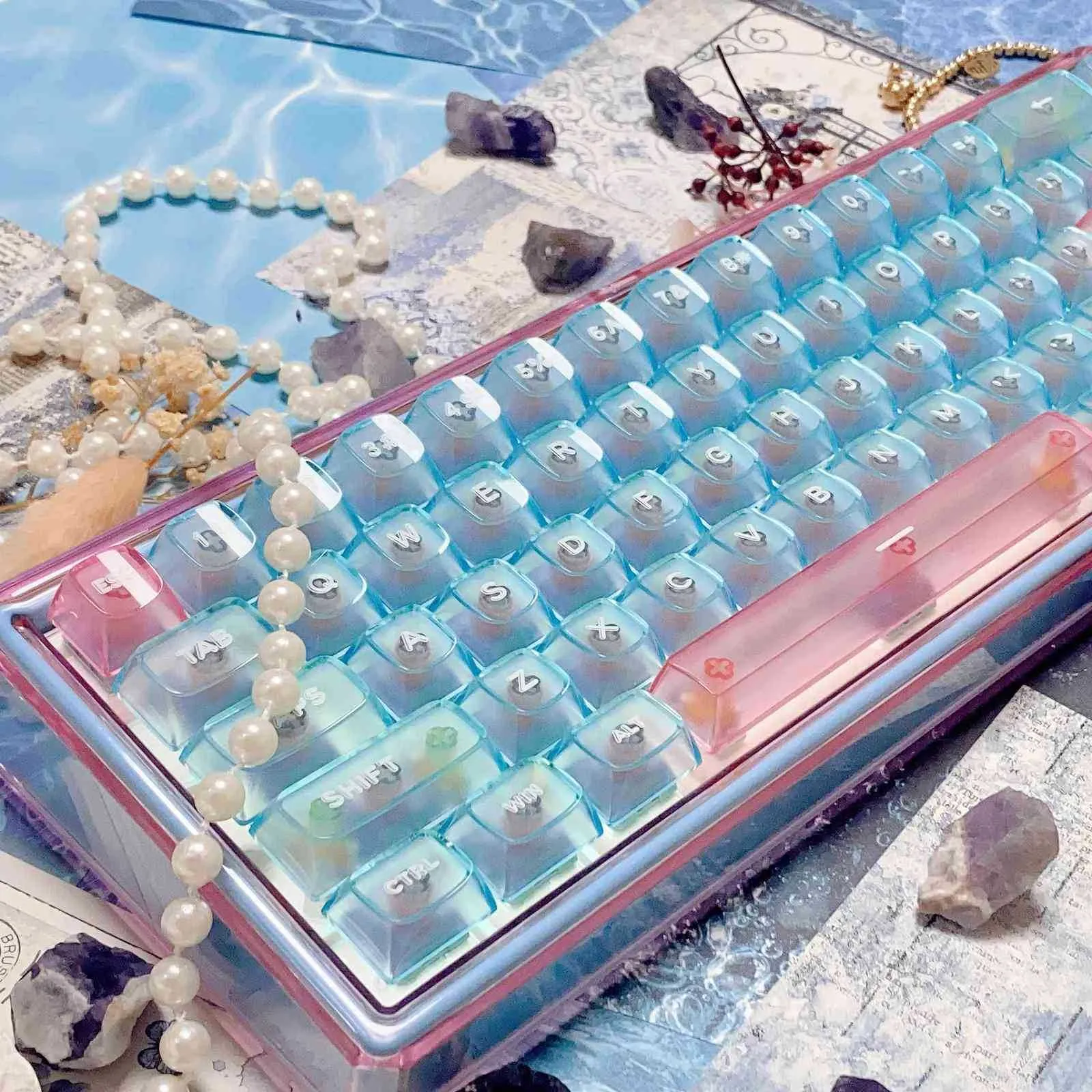 sea-mist-base68-trimode-mechanical-keyboard-left