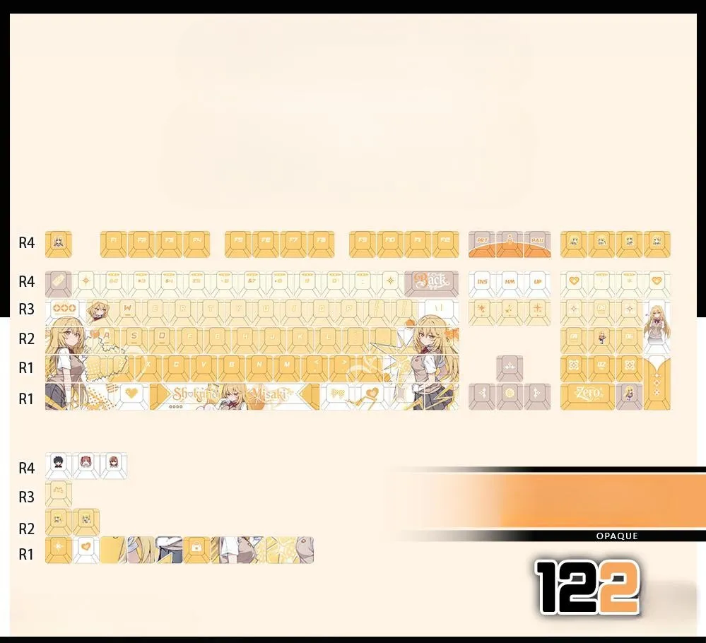 shokuhou-misaki-cherry-keycapset-mechanical-keyboard-opaque