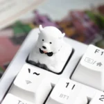 Gallery view of the charming handcrafted Spy Family Bond Forger resin keycap for mechanical keyboards, showcasing its adorable details from multiple choices.