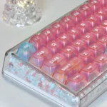 stylish-beaded-base68-trimode-mechanical-keyboard-pink