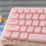 stylish-pink-cherry-keycapset-mechanical-keyboard-left