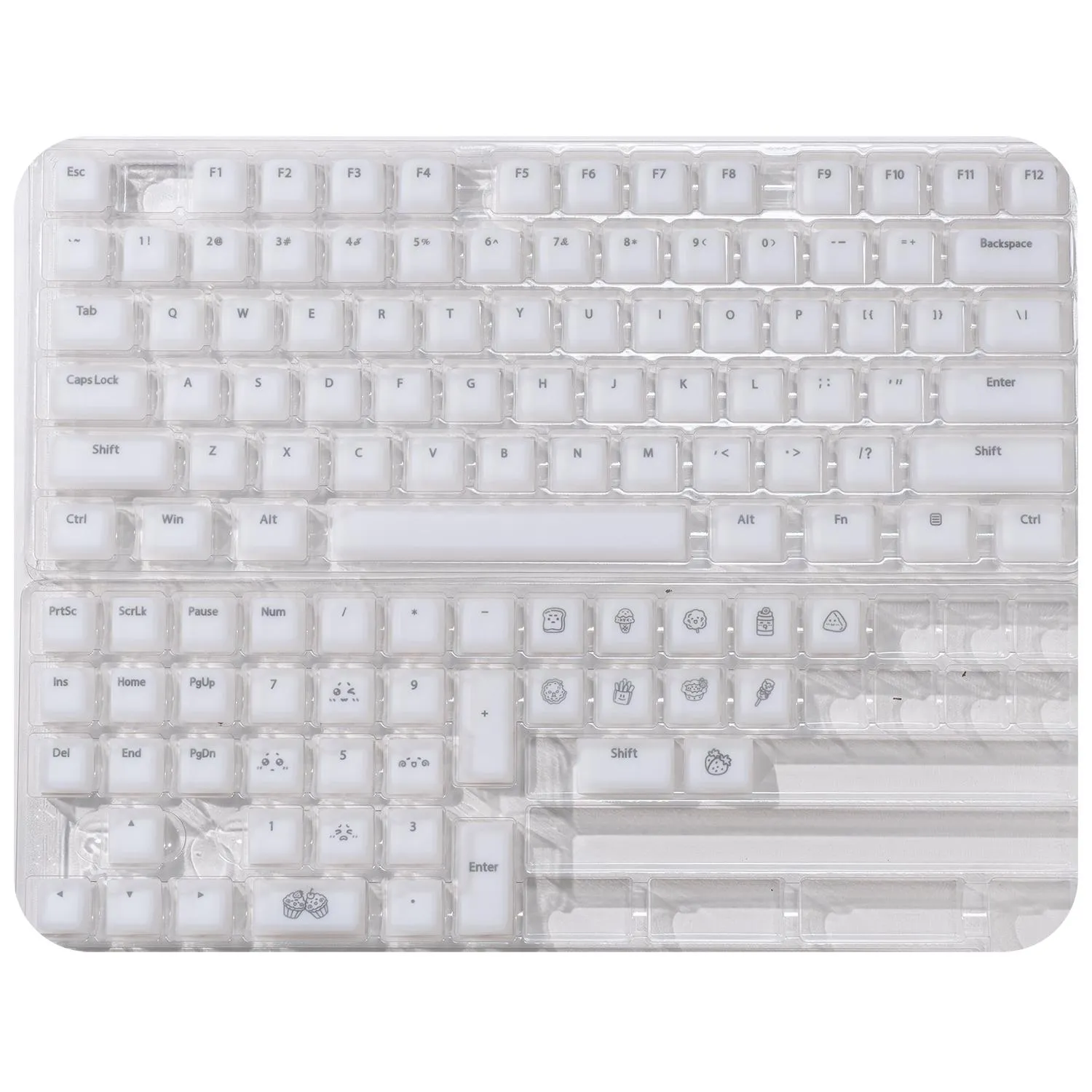 stylish-white-cherry-keycapset-mechanical-keyboard-upfront2