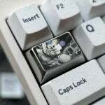 A gallery of the Honkai: Star Rail: Silver Wolf Titanium Keycaps, revealing the intricate metallic artistry and vivid character detail from all selections.