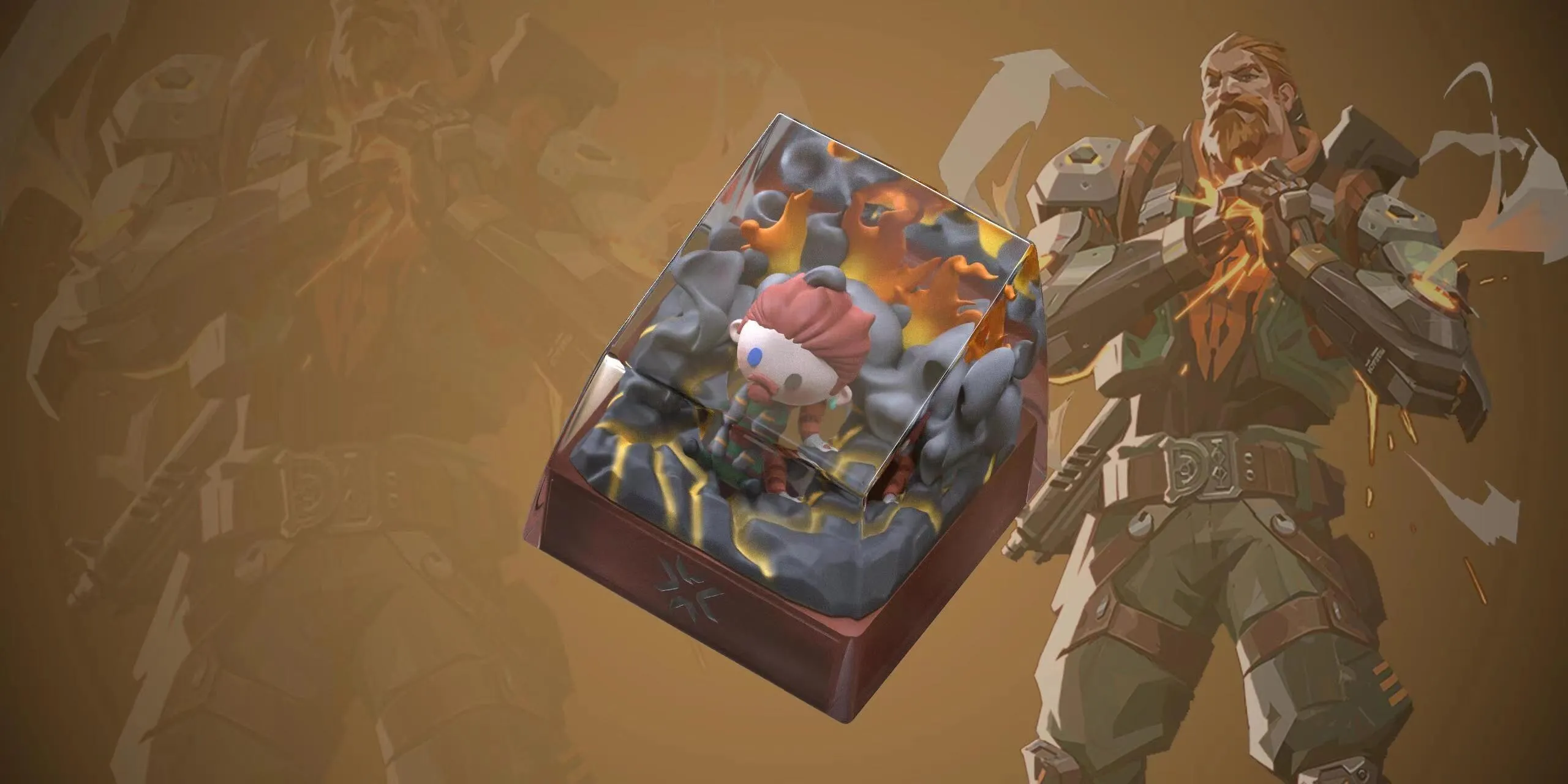 valorant-cute-characters-transparent-keycaps-breach