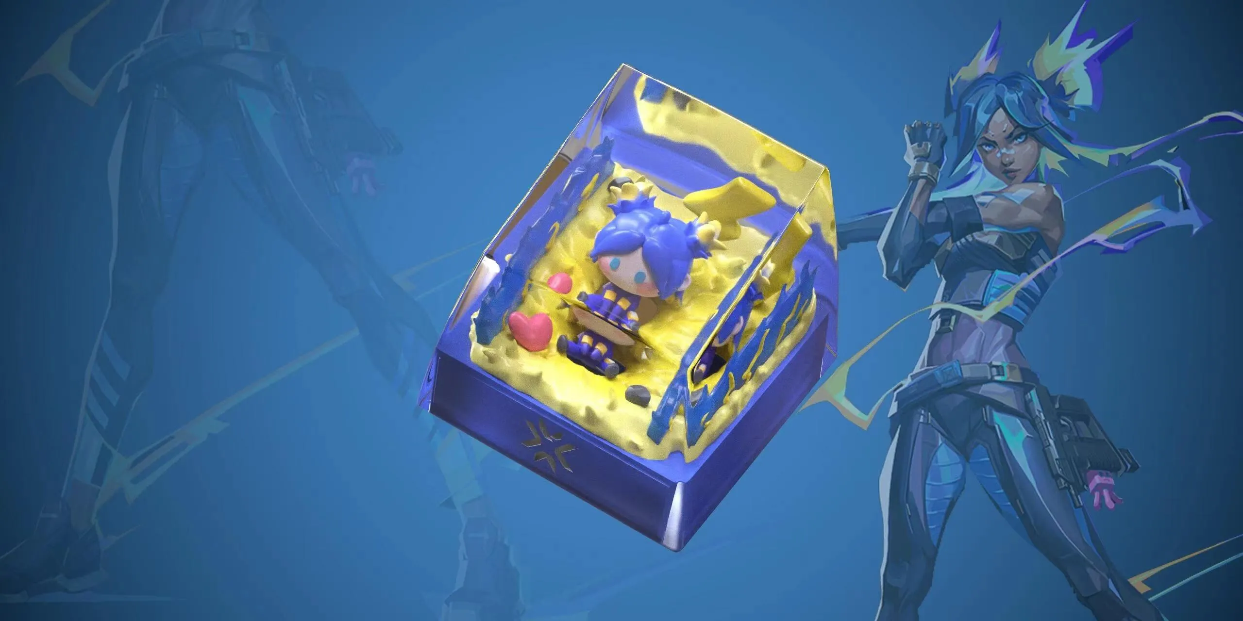 valorant-cute-characters-transparent-keycaps-neon