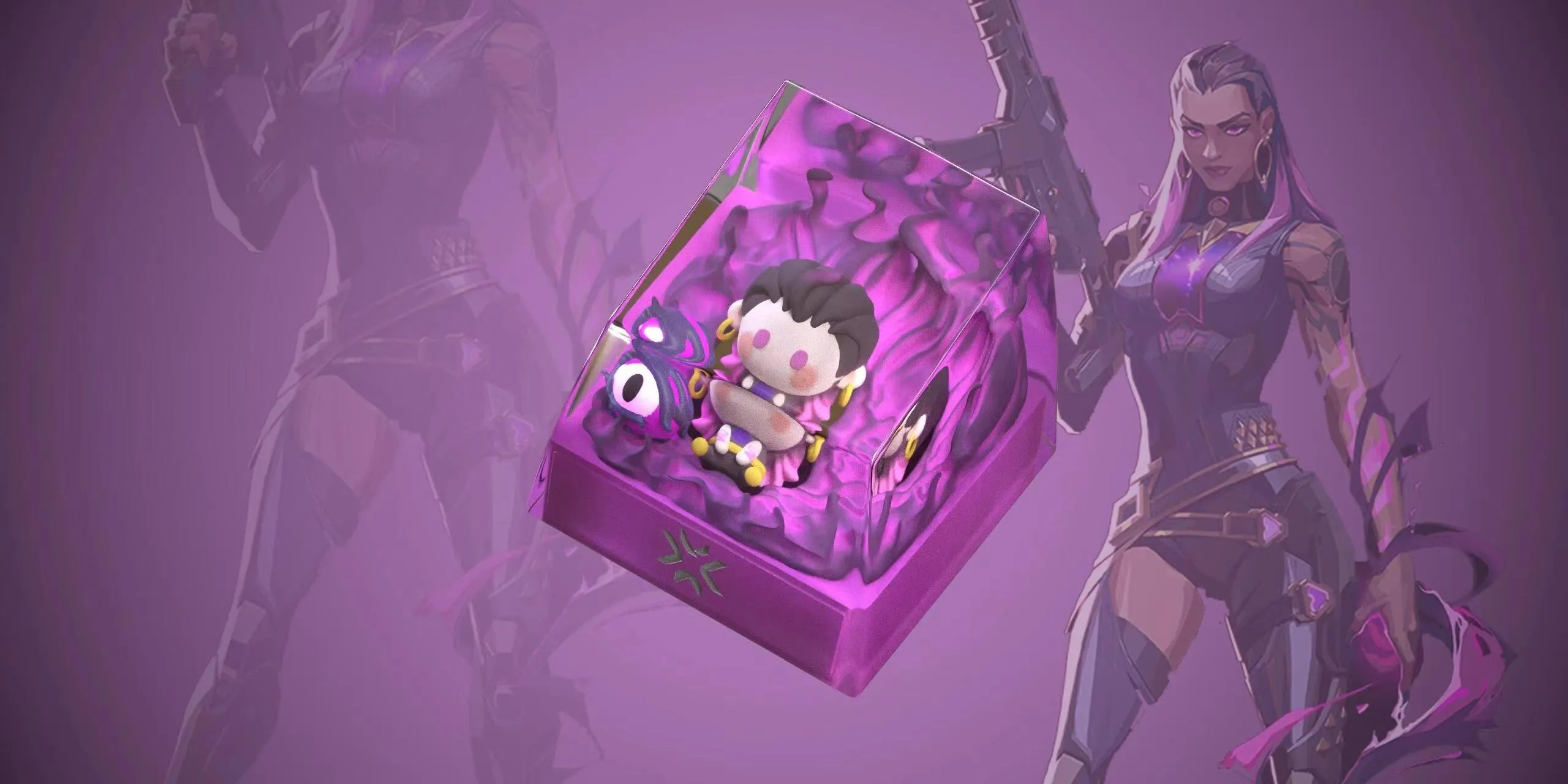 valorant-cute-characters-transparent-keycaps-reyna