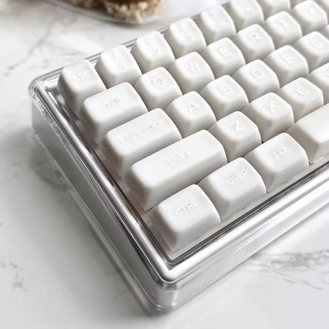 white-base68-minimal-trimode-mechanical-keyboard-left