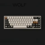 Gallery of Wolf Keycap Set, showcasing its exclusive PBT dye-sub thick design and fierce untamed spirit from various angles.