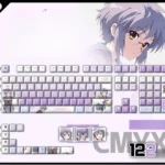 yuki-nagato-cherry-keycapset-mechanical-keyboard-cover