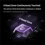 5087 V3 Magnetic Gaming Keyboard with sleek two-tone black design, translucent details, and ultra-responsive magnetic switches for precision design.