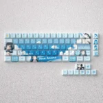 Exclusive Hina Amano Keycap Set, displaying vibrant Weathering With You anime art.