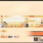 Exclusive Tohru Miss Kobayashis Dragon Maid PBT backlit anime keycaps set, vibrantly displayed with charming art and playful, vivid colors.