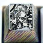 Wuthering Waves: Galbrena Keycap, showcasing intricate dot-art and premium craftsmanship.