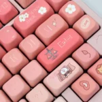 Exclusive Artem Wing Character FOA Collector's Edition keycaps from various angles, highlighting elegant character art, intricate details, and premium finish.