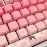Artem Wing Character FOA Keycap Set Collector's Edition, viewed from multiple angles, highlighting its exclusive artistic design, intricate details.