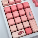 Artem Wing Character FOA Keycap Set, Collector's Edition. Detailed views highlight the exclusive FOA profile, elegant character details, and premium finish.