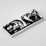 Dynamic gallery of the Attack on Titan Levi PBT Side-Engraved Backlit Keycap Set, showcasing iconic anime design, durable PBT, and sleek, luminous design.