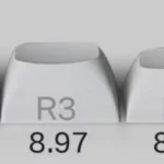 Exclusive Black Pink PBT dye-sub keycaps set, displaying vibrant black and pink design from multiple angles for custom mechanical keyboards.