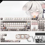 bluearchive-sunoharakokona-cherry-keycapset-mechanical-keyboard-cover