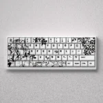 Camellya Keycap Set gallery displaying the elegant, gaming-inspired design across 60% 65% keyboards, showcasing its serene and premium aesthetic.
