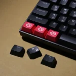 Cat Paw Keycap for mechanical keyboards, seen from different angles. Adorable, squishy translucent pads are backlit, adding premium feline artistry.